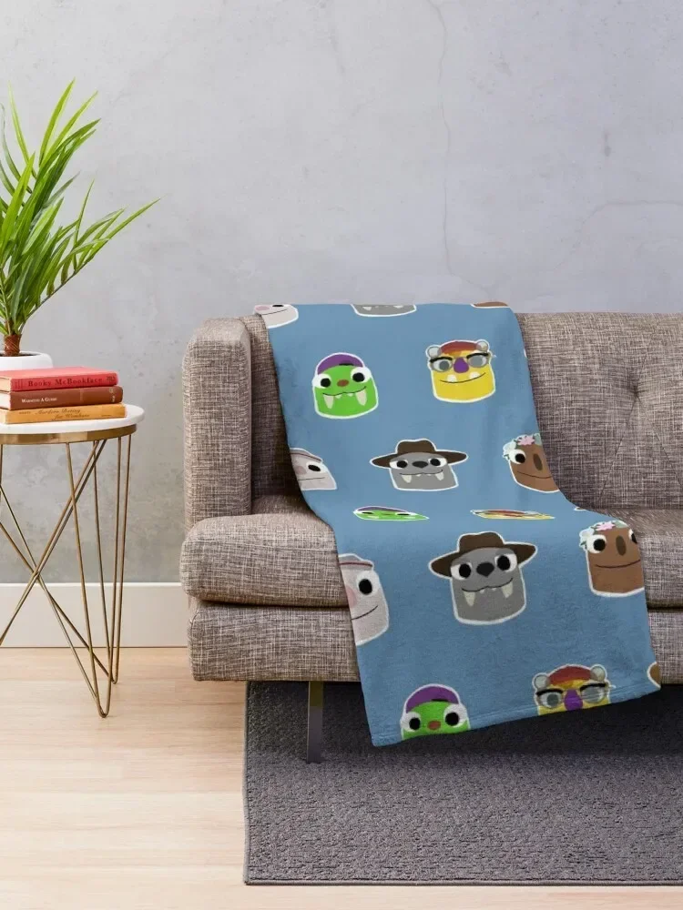 Bugsnax - All grumpuses Throw Blanket decorative sofa bed Blankets