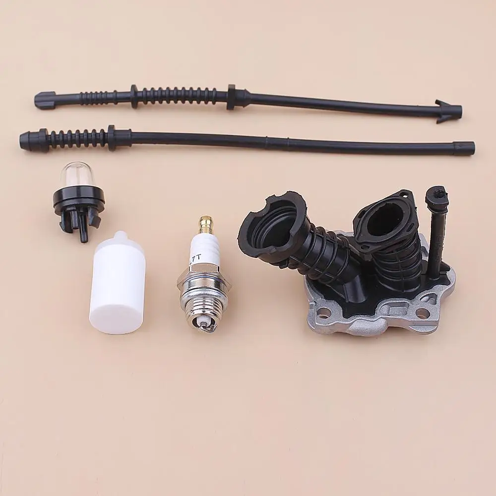 Intake Manifold Pipe Fuel Filter Return Line Kit For Husqvarna 445 445E 450 450E Chainsaw Engine Motor Parts