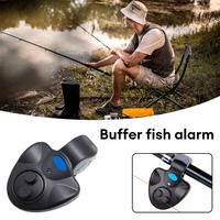 LED Light Fishing Alarm Portable Fish Bite Alarm Electronic Buzzer Fishing Rod with Loud Siren Daytime Indicator Fishing Tools