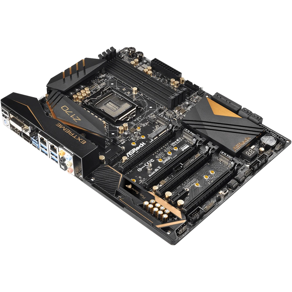 Материнская плата ASRock Z170 Extreme7+ с поддержкой i7-7700K 6700 i5-7600K 6500 i3-7300 i3-6300T Процессор DDR4 3866+ HDMI M.2 NVME PCIe 3.0 ATX