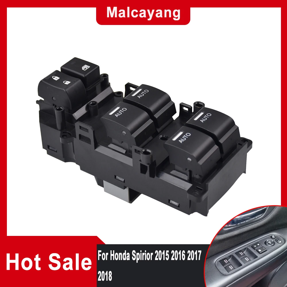 Car Styling New Power Window Master Switch Front Driver Side For Honda Spirior 2015 2016 2017 2018 35750-T6L-H21