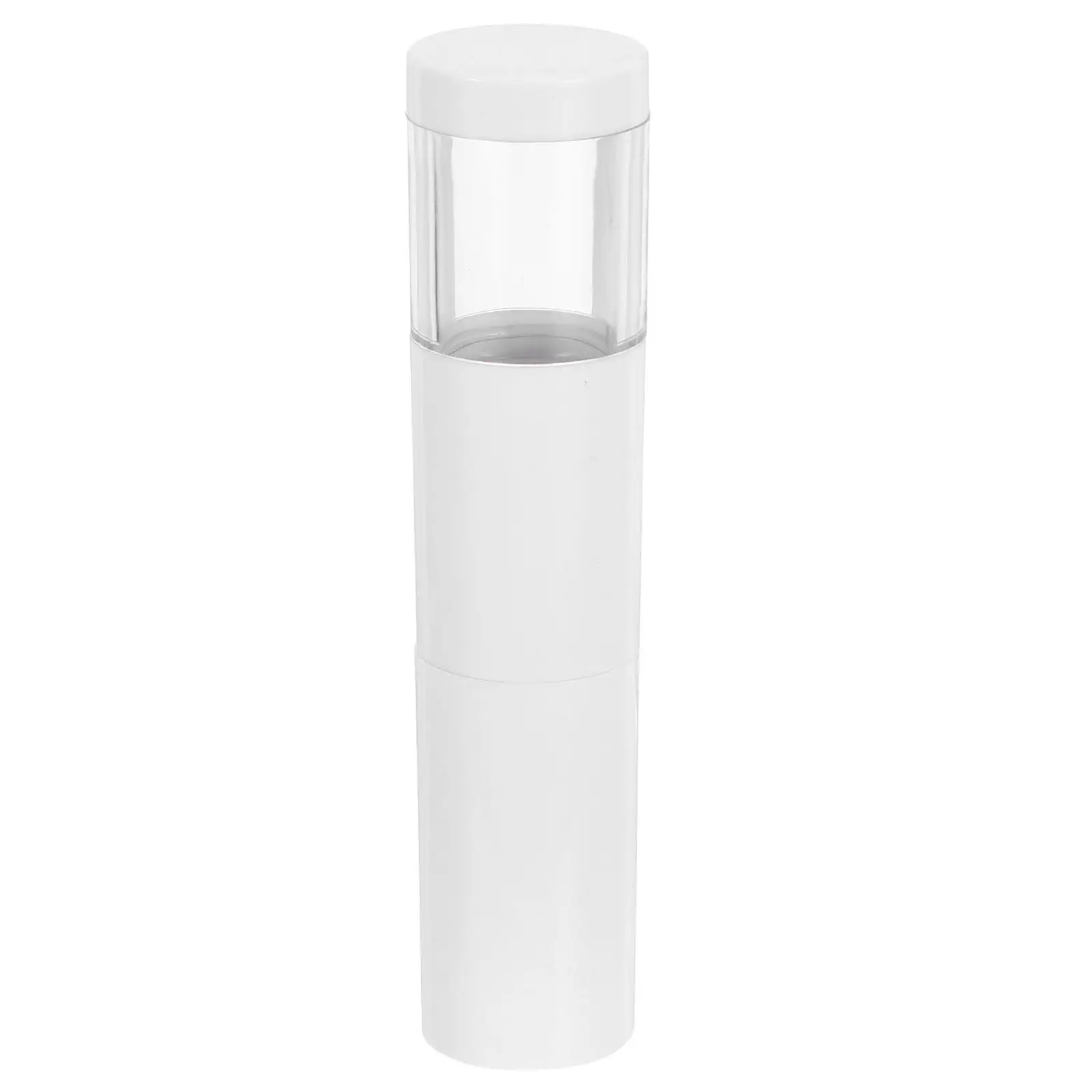 Travel Essential Powder Brush Refillable Dispenser Design Compact Flat Base for Blush Loose Powder Buffing Makeup Portable