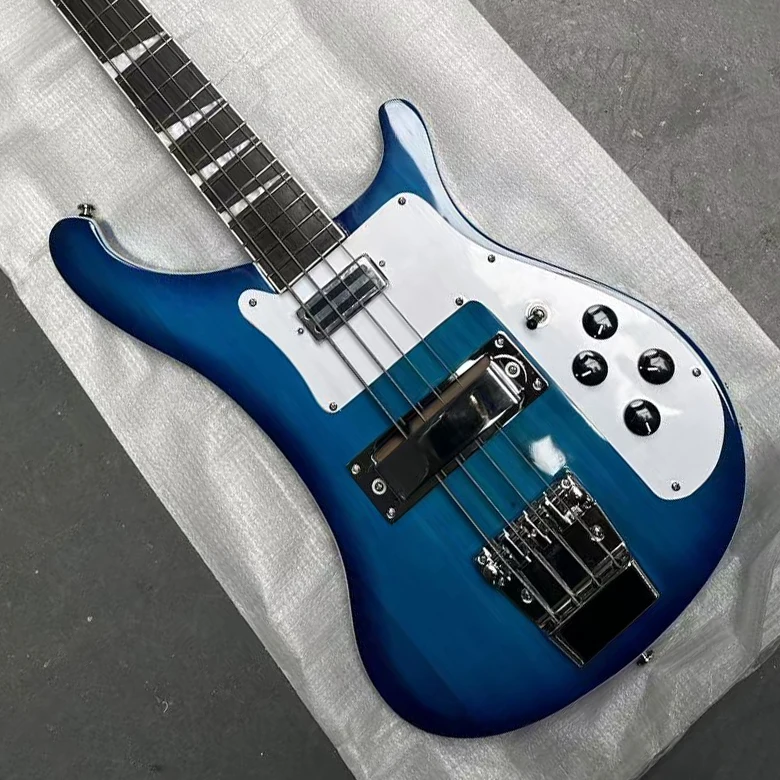 Classic 4003 Electric Bass Guitar 22 Frets Chrome Hardware Can Be Full Size 4 String Bass Guitar