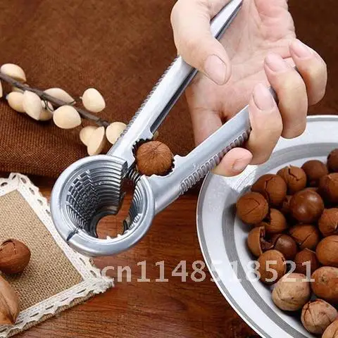 Alloy Walnut Cracker Nut Shell Opener Metal Clip for Opening Walnut Pecan Plier Kitchen Gadget Based on Concept