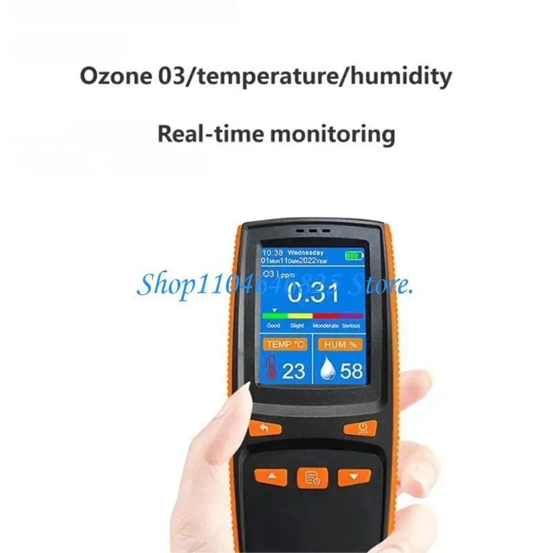 Color Display Air Gas Detector Reader for Low-Level Air Review Activity Tasks
