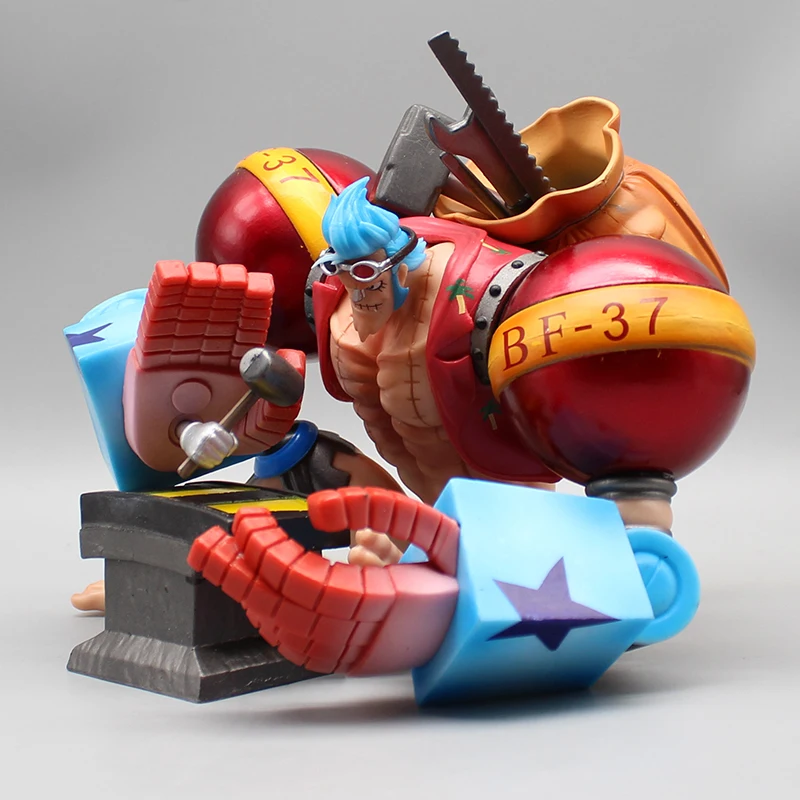 14cm One Piece Figurine GK BT FRANKY Action Figures Franky A Taste of Straw Anime PVC Collection Model Ornament Periphery Toys