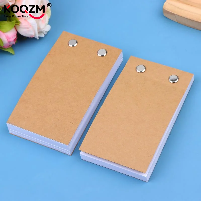 Blank Flip Book Kit With 60/100 Sheets Animation Paper Flipbook Binding Screws For LED Tracing Light Pad Drawing Sketching
