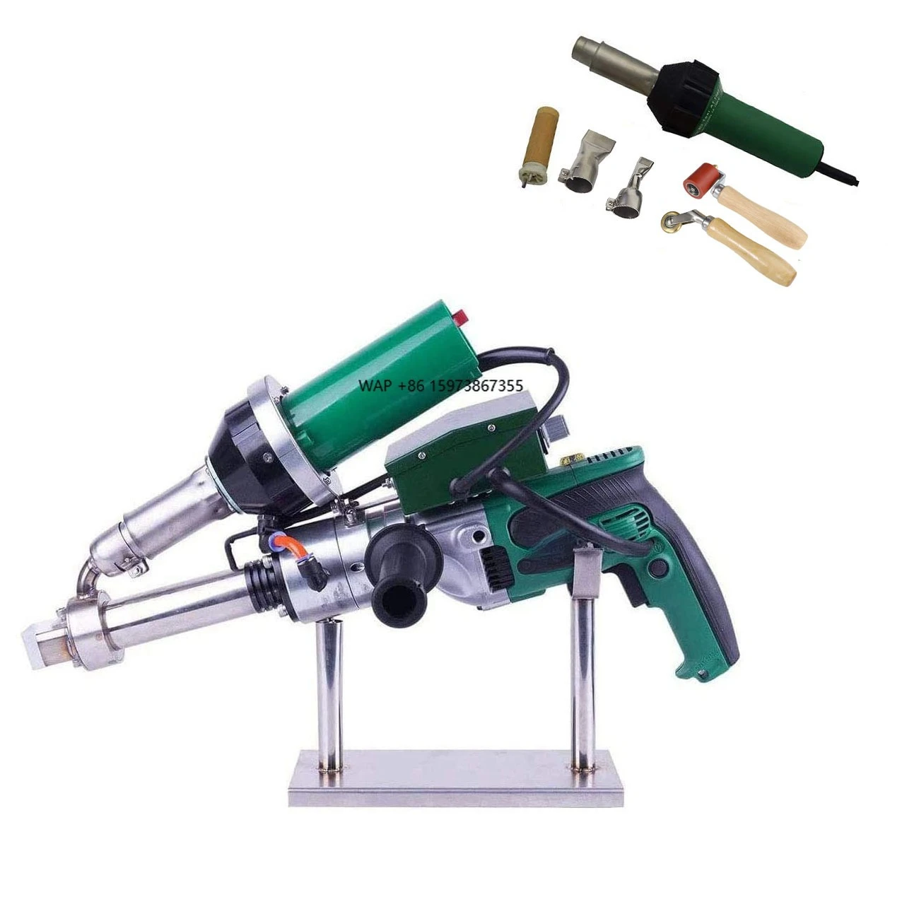 

Professional Electric 1600W Plastic Extrusion Welding Machine for Kit Temperature Adjustable PVC PP HDPE LDPE Pipe Air