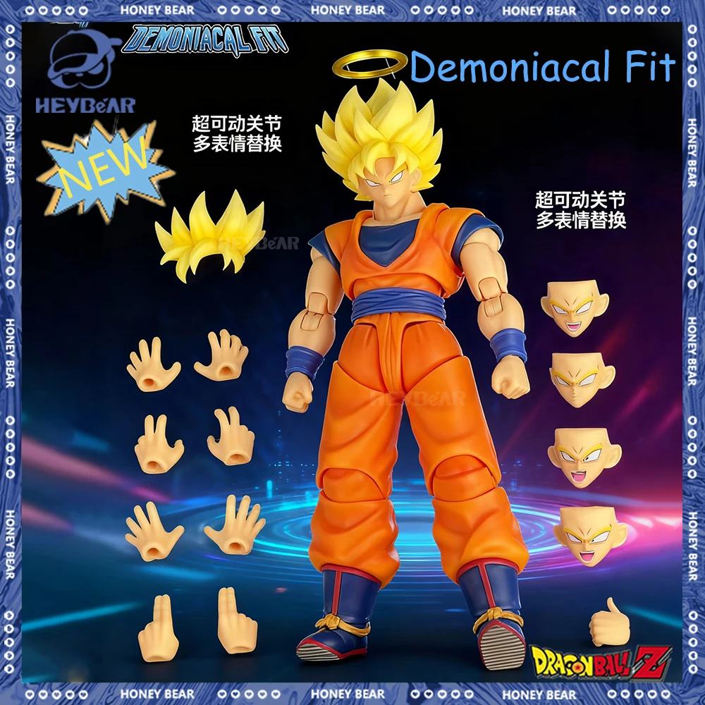 

В НАЛИЧИИ Demoniacal Fit Dragon Ball Фигурка Супер Сайян Гоку Фигурки 3.0 Гоку Дбз Воин из другого Шора Фигурка