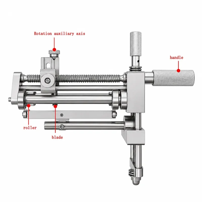 PE Pipe Rotary Scraper Tool 63-400mm Oxide Layer Removal HDPE Pipe Surface Cleaning Deburring Tool for Fusion Welding