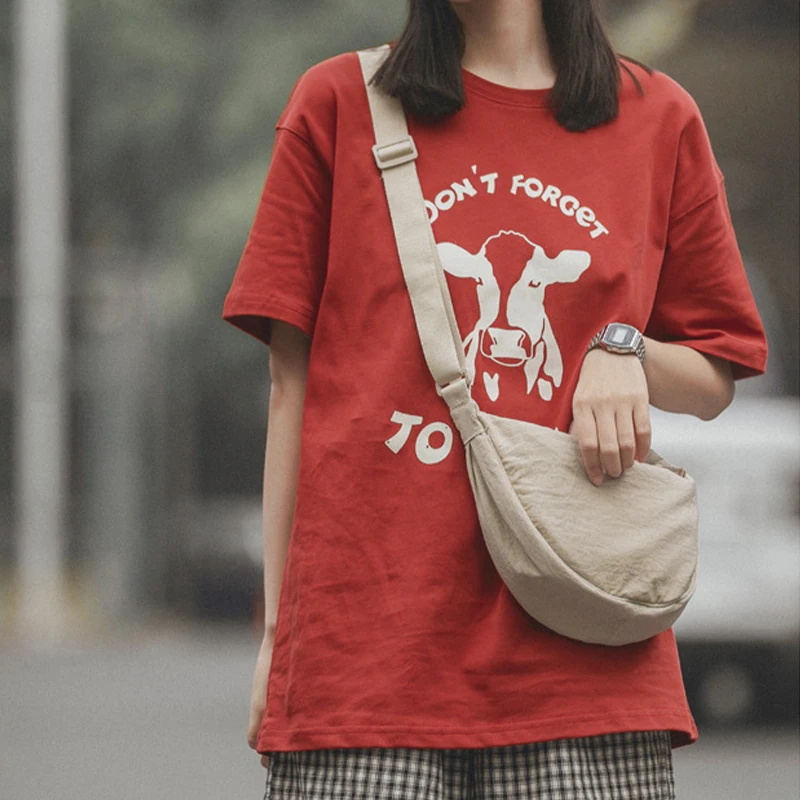 

Новая простая и повседневная однотонная нейлоновая женская сумка для пельменей большой вместимости, сумка через плечо для путешествий и поездок на работу