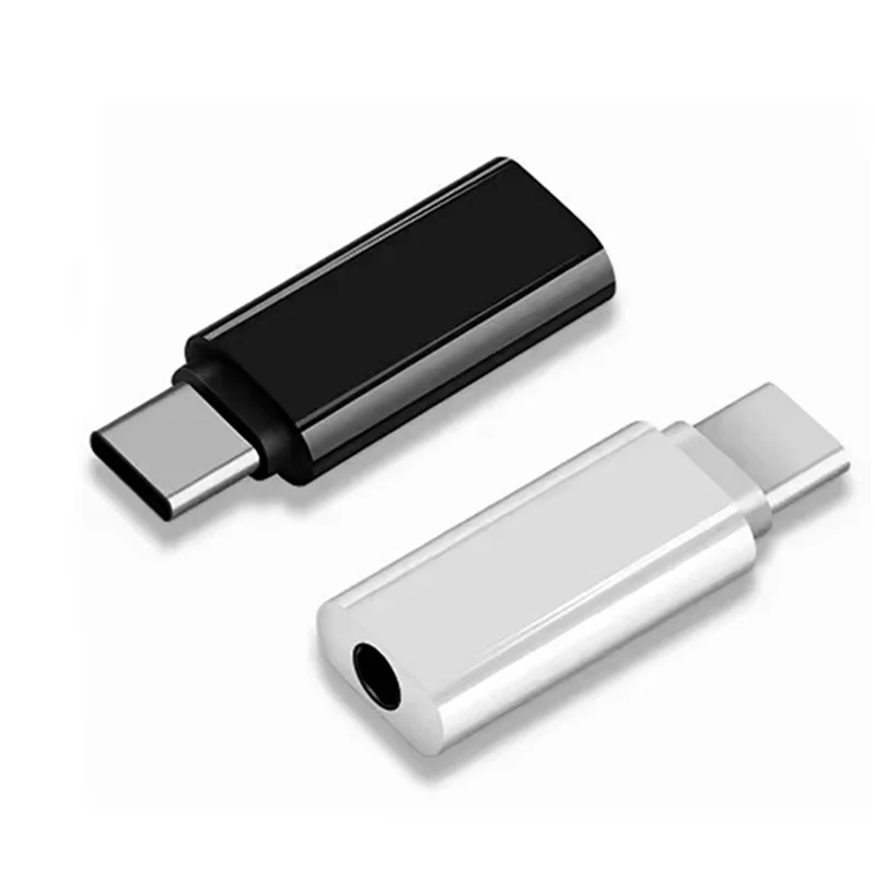 1-5 Pcs Type C To 3.5mm Adapter For OPPO Honor MacBook Phone Music Listening And Calls Phone Connector Connects Wired Headphones