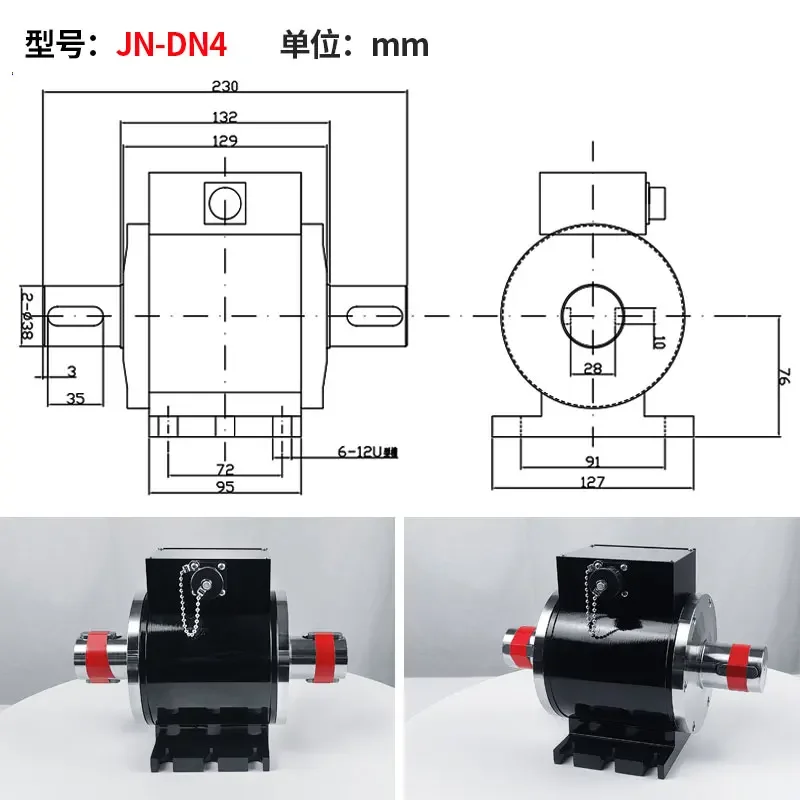 Jinnuo dynamic sensor JN-DN4 rotary torque 1000Nm torque fan water pump power meter