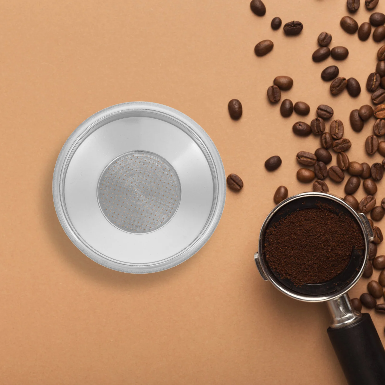 كوب فلتر القهوة من الفولاذ المقاوم للصدأ، ثقوب رفيعة قابلة لإعادة الاستخدام، مصقول بشكل سلس، سهل الغسيل، نماذج متعددة، بار منزلي، استخدام فلتر القهوة