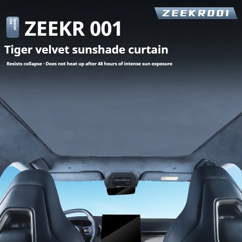

For ZEEKR 001 2024 2025 Sunroof Sunshade Canopy Sunscreen Board Ice Crystal Panoramic Sunshade