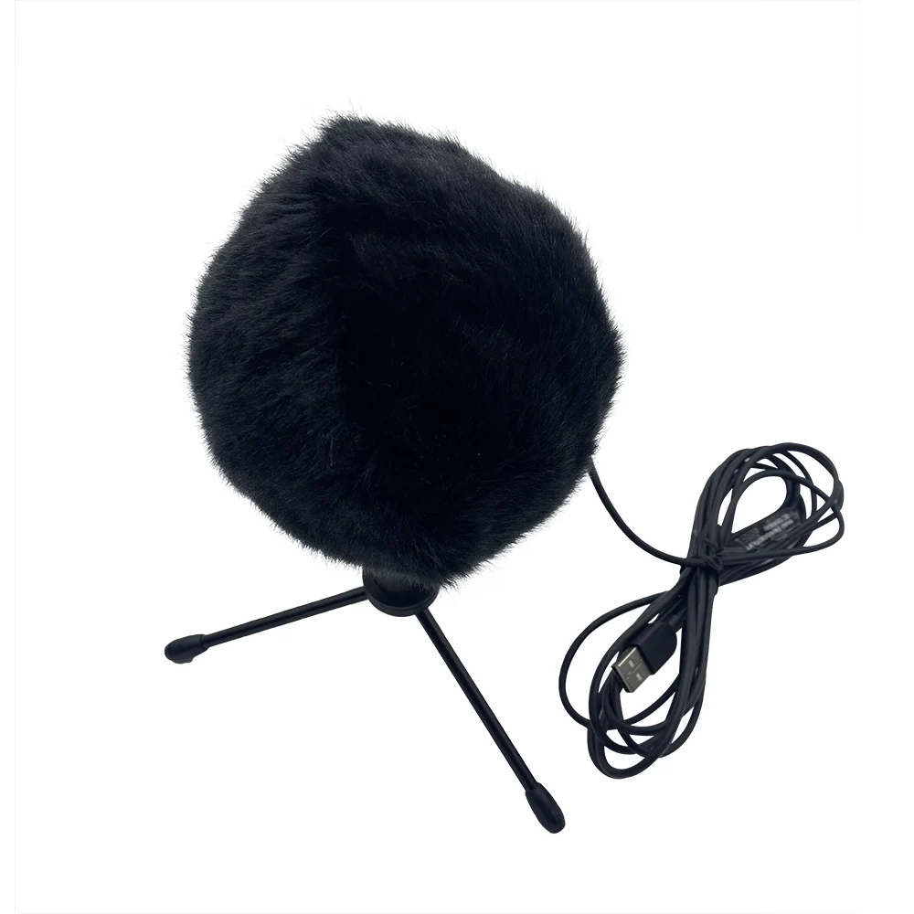 Pop Filter Dead Cat Windshield Artifical Fur Windscreen Condenser Microphone Cover Muff Windmuff For Blue Snowball