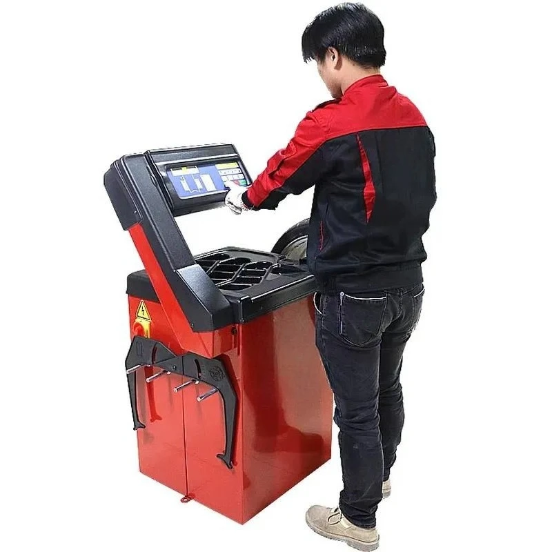 GATmatic Professional Automatic Truck Wheel Balancer 3D Dynamic Simulation CE Certified Multi-Voltage Portable Tire Alignment