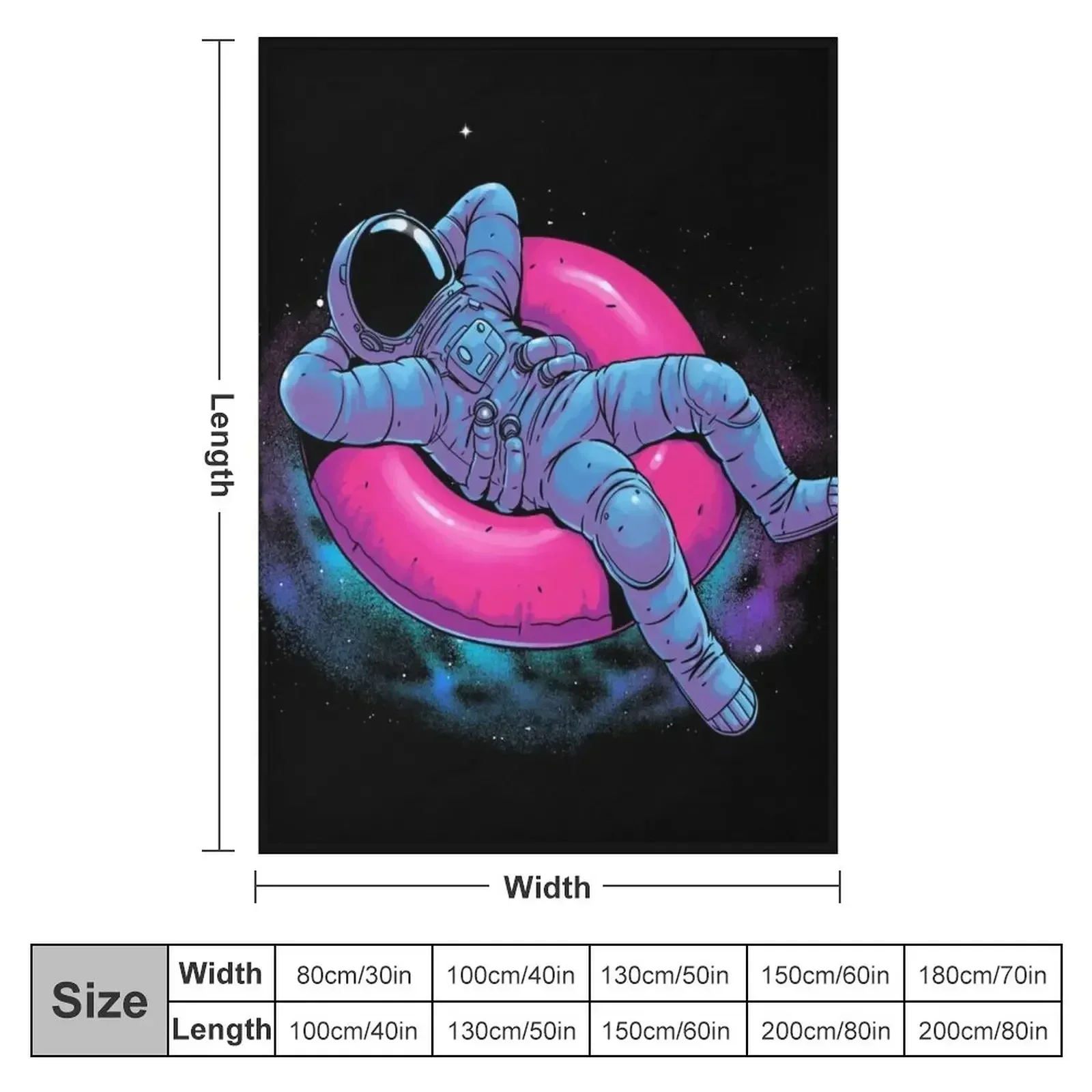 Floating dream Throw Blanket