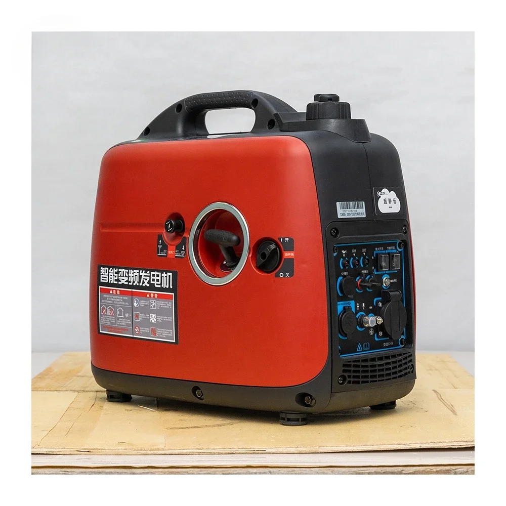 

2 KW Electric 2kVA 12V 220V Current Quiet Generador with Plug / 2kW Mini Power Gasoline Portable Super Silent Inverter Generator