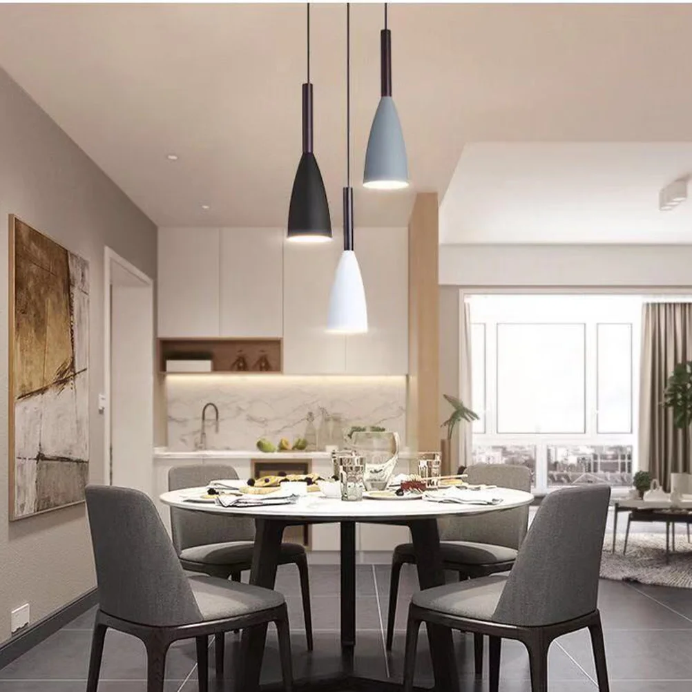 

Decorative Iron Chandelier E27 No Light Bulb Black Easy Assembly Suitable Any Style Gift Friends Decorative Chandelier