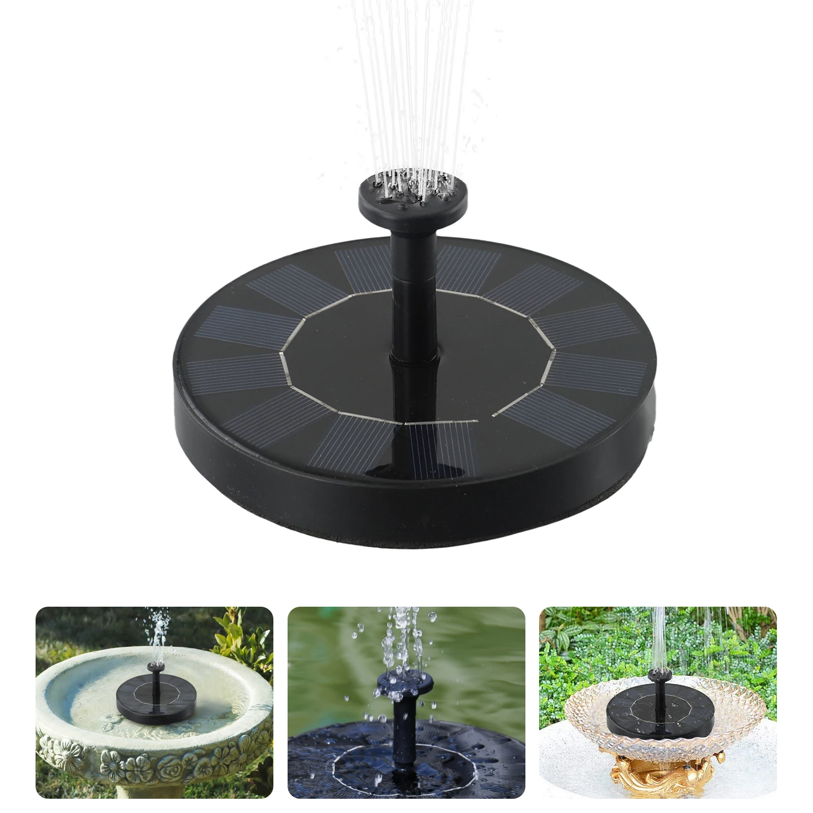 

Solar Floating Water Fountain Bird Bath Fountain Pump Pond Decoration Solar Powered Fountain Water Pump For Garden And Patio