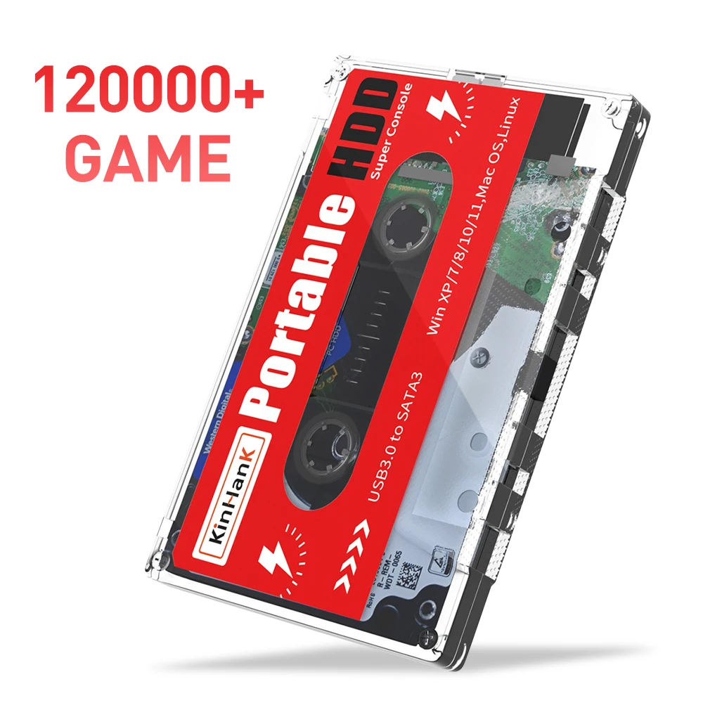 KINHANK Super Console X Gaming HDD Batocera 35 100000 Retro Games