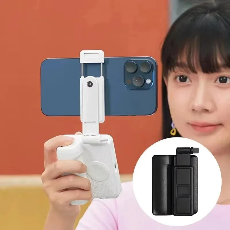 Mini bastão de selfie dobrável 360 °   Suporte giratório para telefone, auxílio para tiro, bluetooth, remoto, portátil, estável, vlogging, transmissão ao vivo, viagem