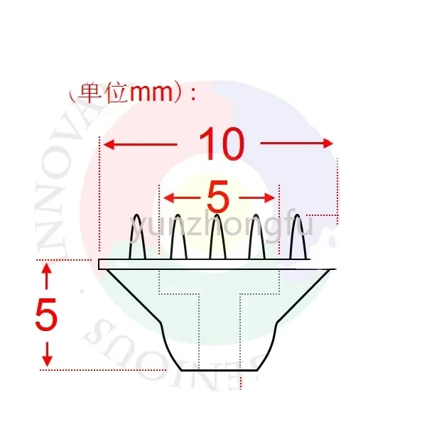 Advanced EEG Brain Electrodes/foot Dry Electrodes, Suitable for EEG Modules Such as OpenBCI/ThinkGear