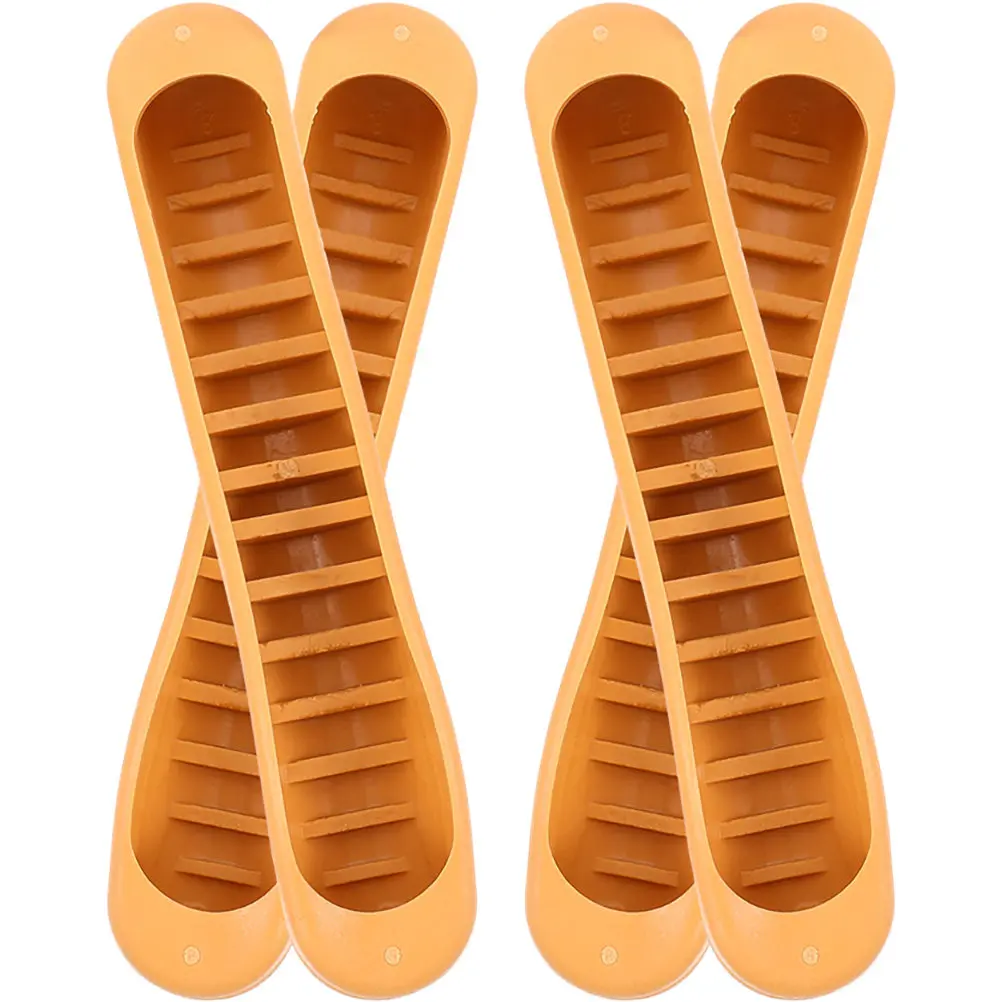 4Pcs Underarm Crutch Pads Durable Tpr Replacement Crutch Parts Non-Slip to Clean for Injured Leg Knee Ankle