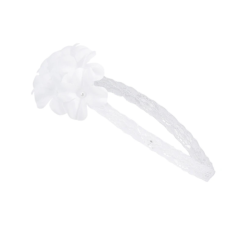 عصابات رأس على شكل زهرة للفتيات الصغيرات الصغار، أربطة شعر مرنة على شكل زهور لطيفة لإكسسوارات شعر حديثي الولادة