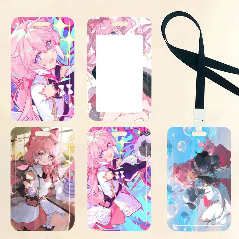

Game Wuthering Waves ENCORE ID Card Holder Neck Strap Pendant Door Badge Holder Lanyards Keychain Work Credential