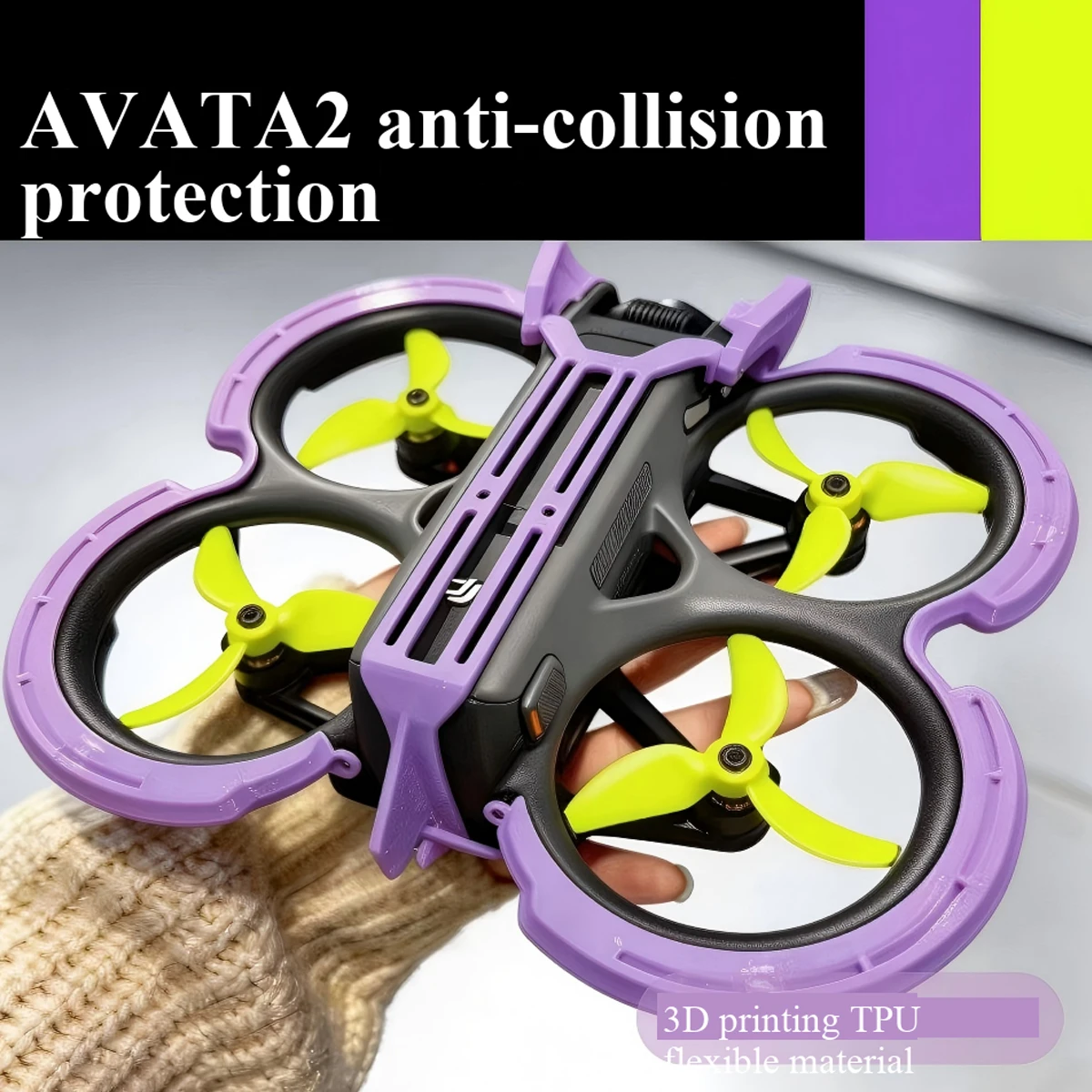 Bumper for DJI Avata 2 Drone Accessories Protective Bumper R