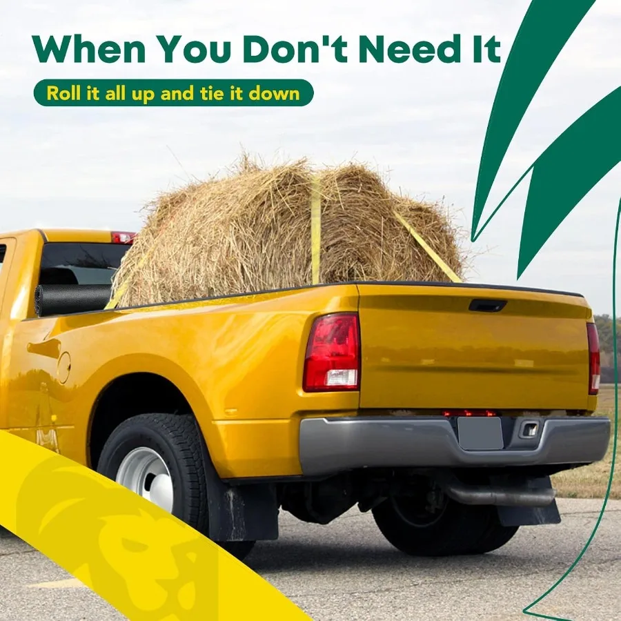 غطاء سرير شاحنة Soft Roll Up 5.8 FT 69.3 متوافق مع 1418 Chevy Silverado 1500 GMC Sierra 1500 19 LD Limited w Auto #6