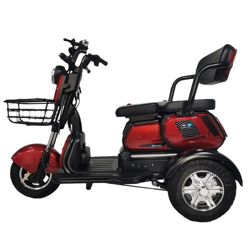 Hot Sale Compact Appearance 3-Wheel Electric Tricycle for Passengers 48V Durable Open Body Battery-Powered Wholesale Philippines