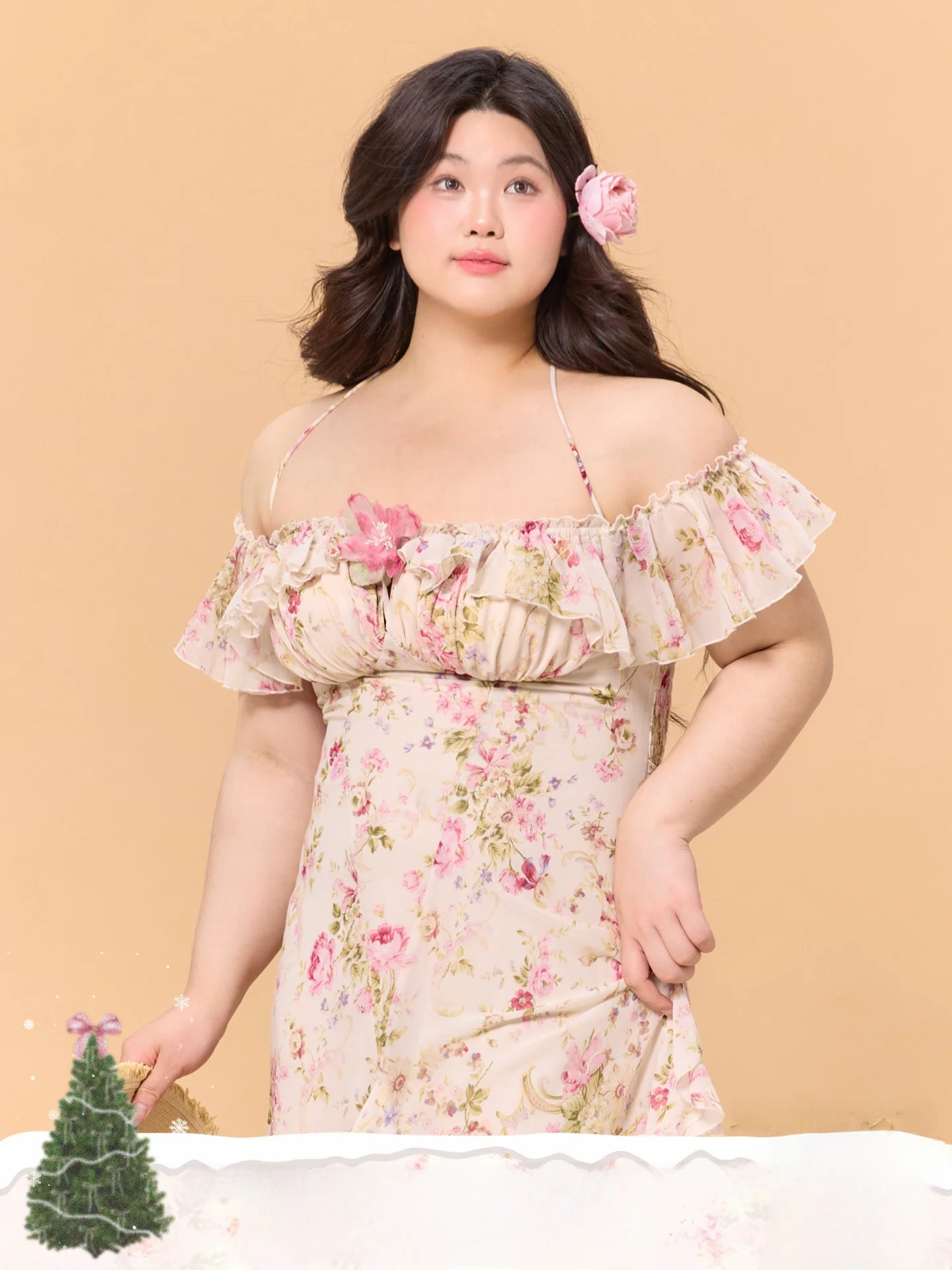 

Романтическая праздничная длинная висячая юбка большого размера, женская летняя юбка трапециевидной формы принцессы с цветочным принтом, макси Dr