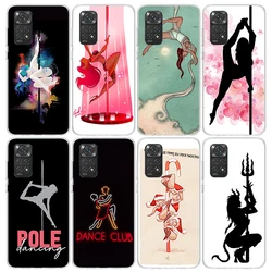 Pole Dancer Dancing Phone Case For Xiaomi Redmi Note 13 12 11 10 11E Pro Plus 12S 11S 11T 10S 9 9S 8 8T 7 Soft TPU Back Cover