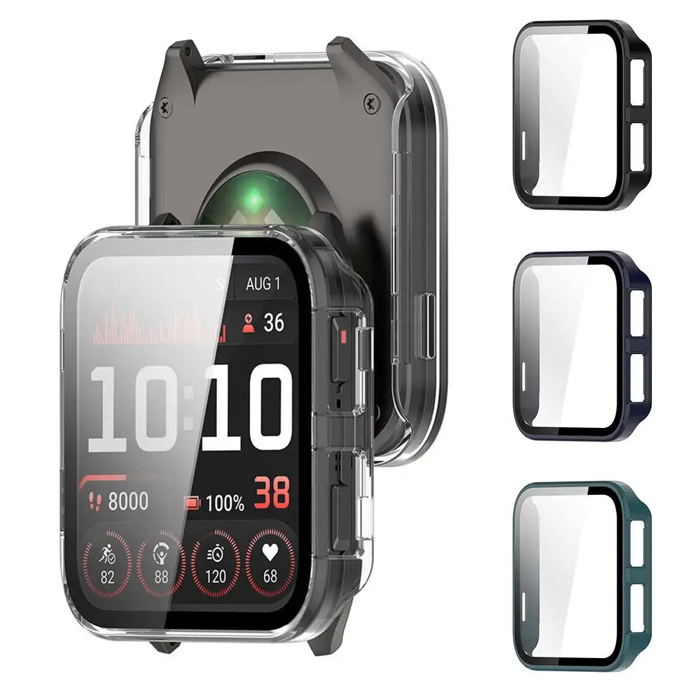 Gehard glas + behuizing voor Garmin Venu X1 Smart Watch Screen Protector Case Film Geïntegreerde waterdichte horlogeaccessoires E3W3