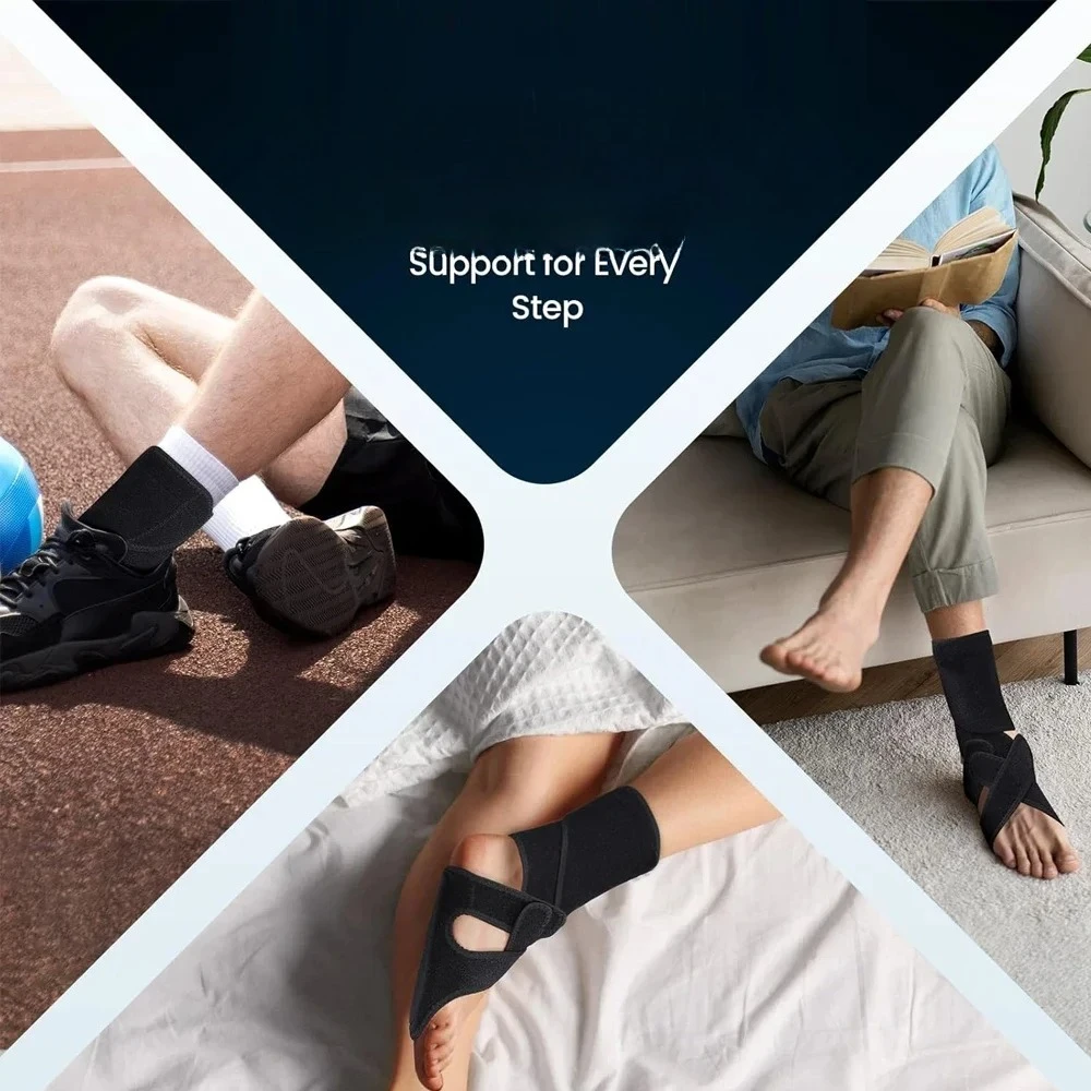 1 قطعة دعامة مع دعم قوس، دعامة للمشي، عدم استقرار الأطراف السفلية عن طريق قطرة القدم، إصابة الحبل العمود الفقري #5