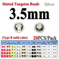 20 Piezas de Conectores de 3.5mm Plateados Tipo B