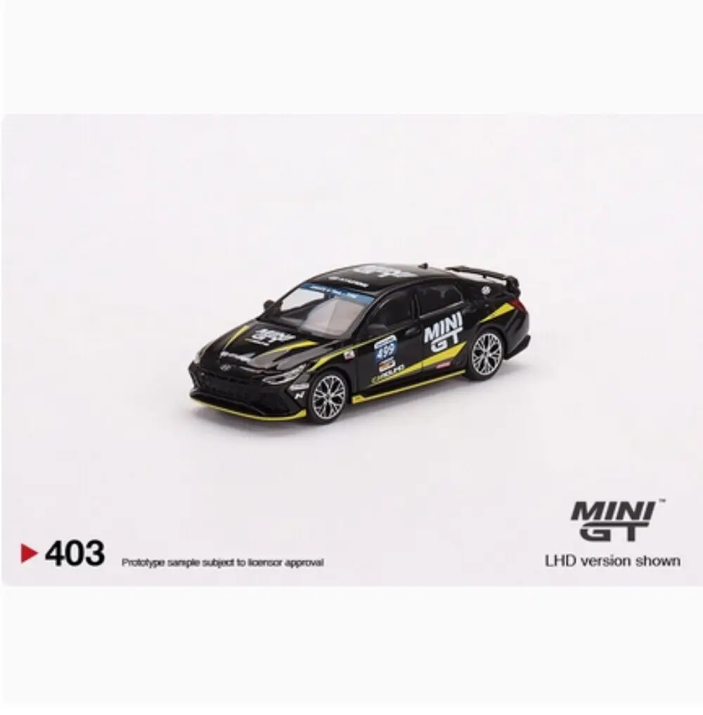 Tsm minigt 1/64 para hyundai elantra n 499 modelo de carro liga diecast simulação brinquedos meninos presentes aniversário hobby exibição coleção