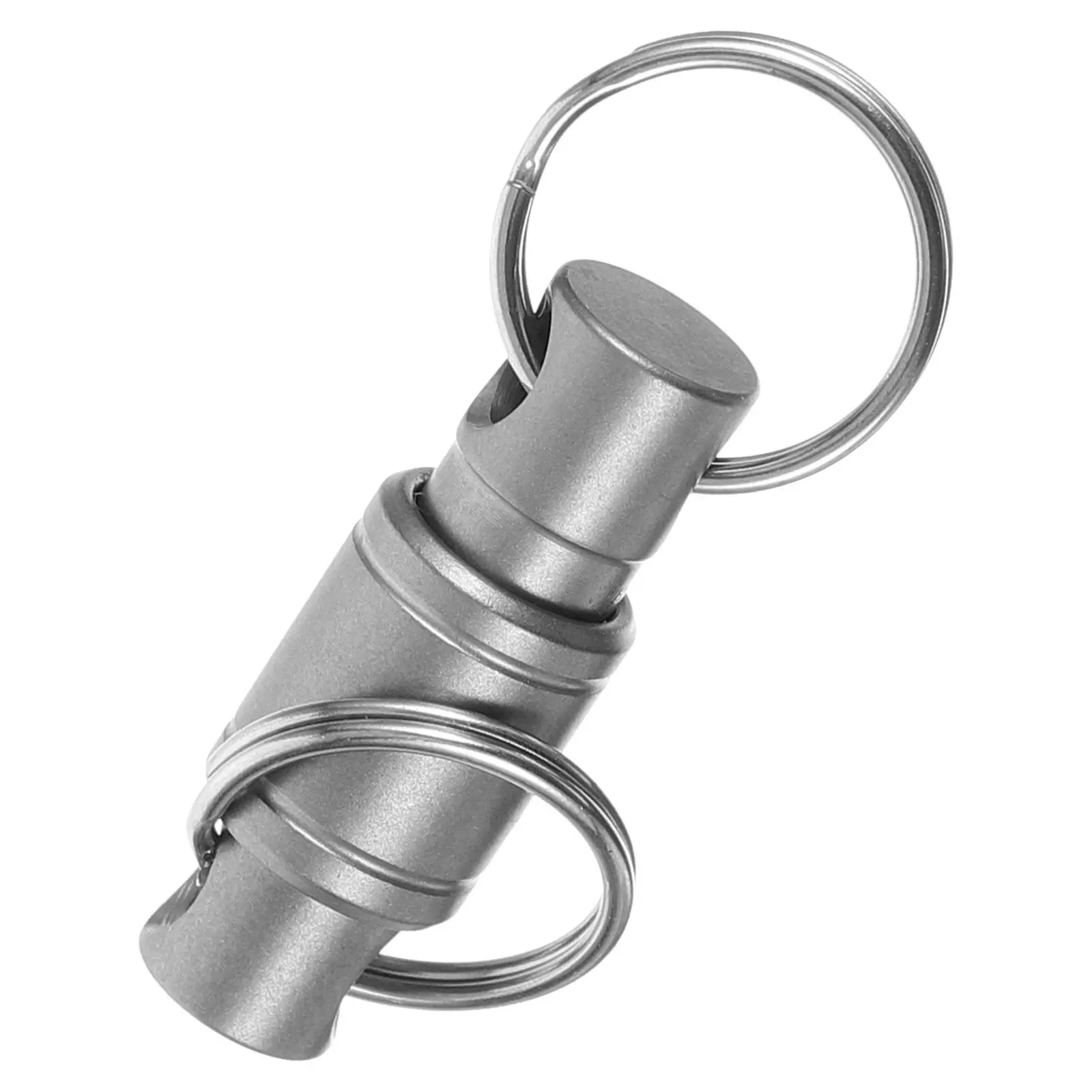 Creative Quick Release Keychain Metal Double-End Keyring Rotatable Outdoor Key Holder Key Organizer Quick Release Keychain