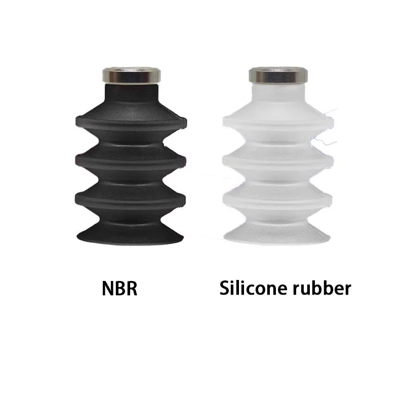 10pcs Mechanical Arm Vacuum Suction Cup Three-Layer Organ Multi-Layer Sucker ZP2-06JN 09JS  Robot Gripper Automation Tool