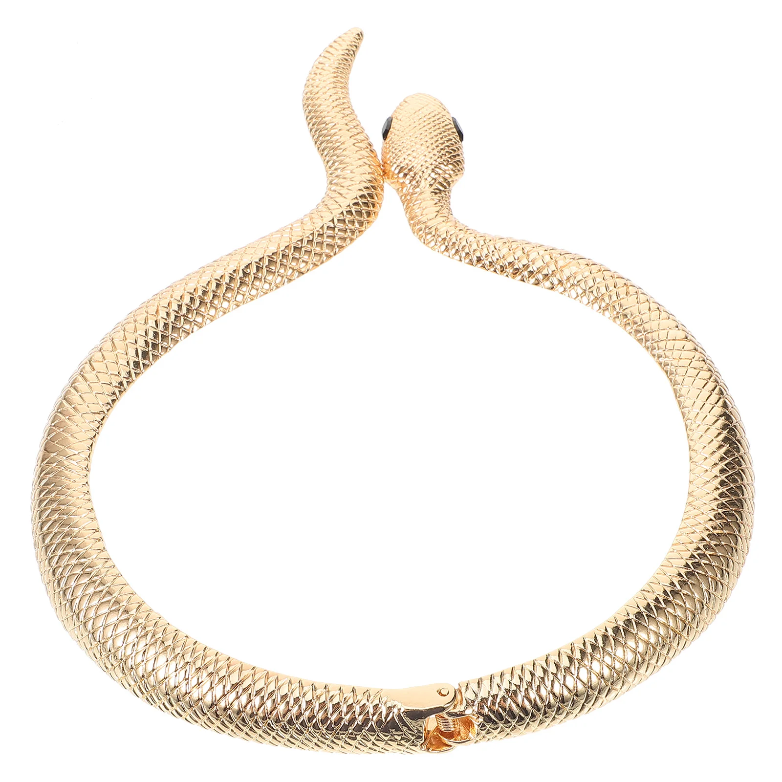 

Vintage Oversized Snake Shape Bib Necklace For Women Halloween Party Choker Jewelry Gift Snake Necklace Women