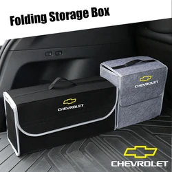 Auto Trunk Organizer Box Large Capacity Car Multiuse Tool Storage Folding Bag For Chevrolet Cruze Lacetti Z71 Equinox Trax Spar