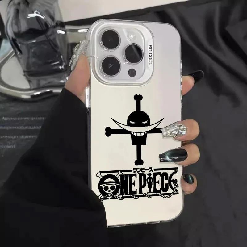old mountain×thearth 柄兄弟（柄次郎／柄美）専用ケース2種 ONE PIECE Edward Newgate Wanted Phone Case For IPhone 16 15 14 13