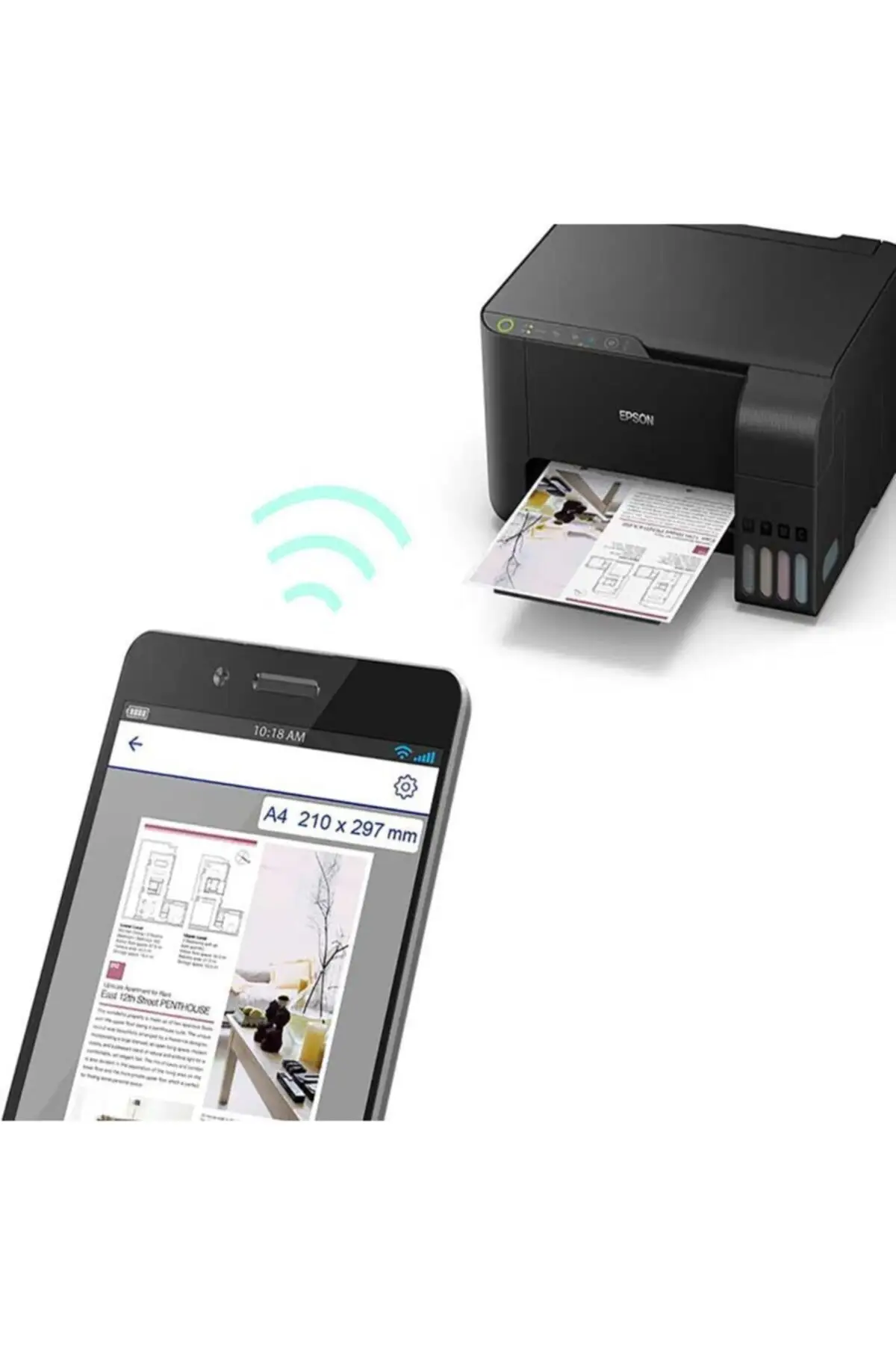 Epson Printer L3150 Direct Wifi Scanner A4 Tank Sublimation Printer with sublimation printing device fast