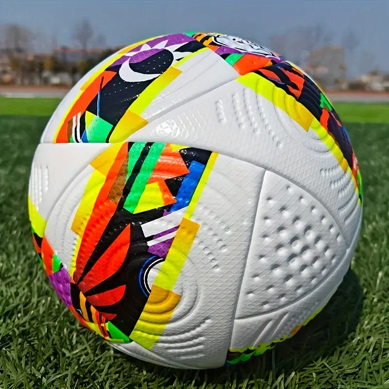 1 pezzo di calcio professionale di alta qualità, taglia ufficiale 4/5, materiale PU, squadra senza cuciture, gioco all'aperto, pallone da allenamento per calcio