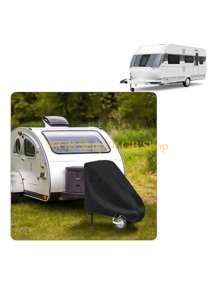

96GB Hitch Caravans Trailer Cover Waterproof Tow Lock Coupling Protector Windproof