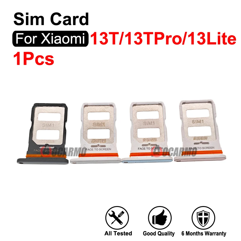 For Xiaomi 13T/ 13Lite 13TPro SIM Card Sim Tray Holder Adapter Socket Replacement Parts