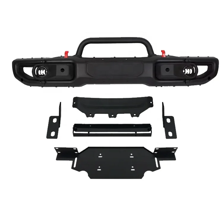 

For 10th Anniversary Front Bumper JEEPs Wrangle R JL Bumper With Sensor Holes And U Tube